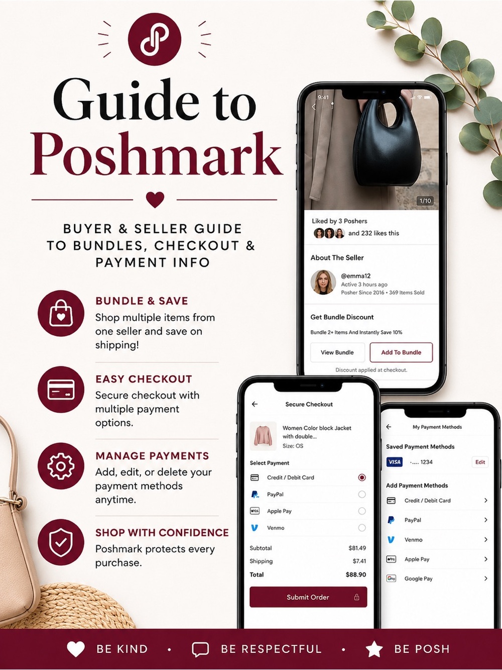 Poshmark Buyer Guide How To Buy on Poshmark | Checkout & Payment Info